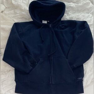 Aritzia Navy Zip Up Hoodie